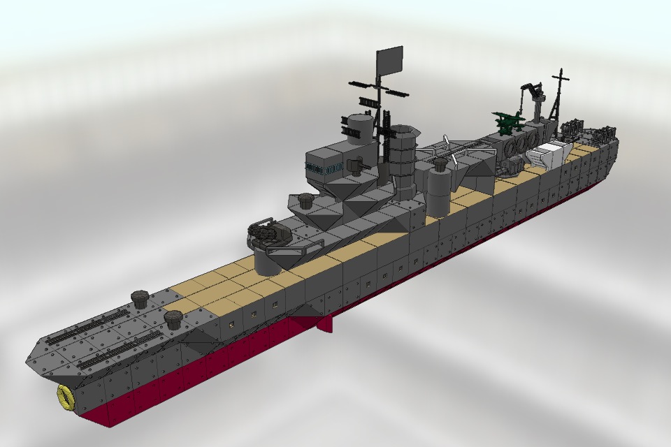 Koc538 阿賀野級軽巡洋艦 矢矧 Ver1 0 バトルシップクラフト Battleship Craft Fansite Battleships Of Pianoman