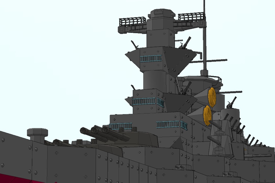 長門級戦艦 長門改 Ver1.1 - バトルシップクラフト（Battleship