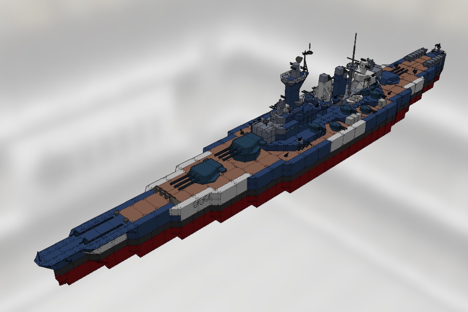 [WSF] ノースカロライナ級戦艦 ノースカロライナ Ver1.0 [USS BB-55 NORTH CAROLINA]