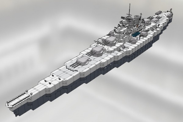 H45級戦艦 ブリュンヒルト Ver3.1 [DKM BRUNHILD]